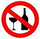 Logo zakaz spożywania alkoholu